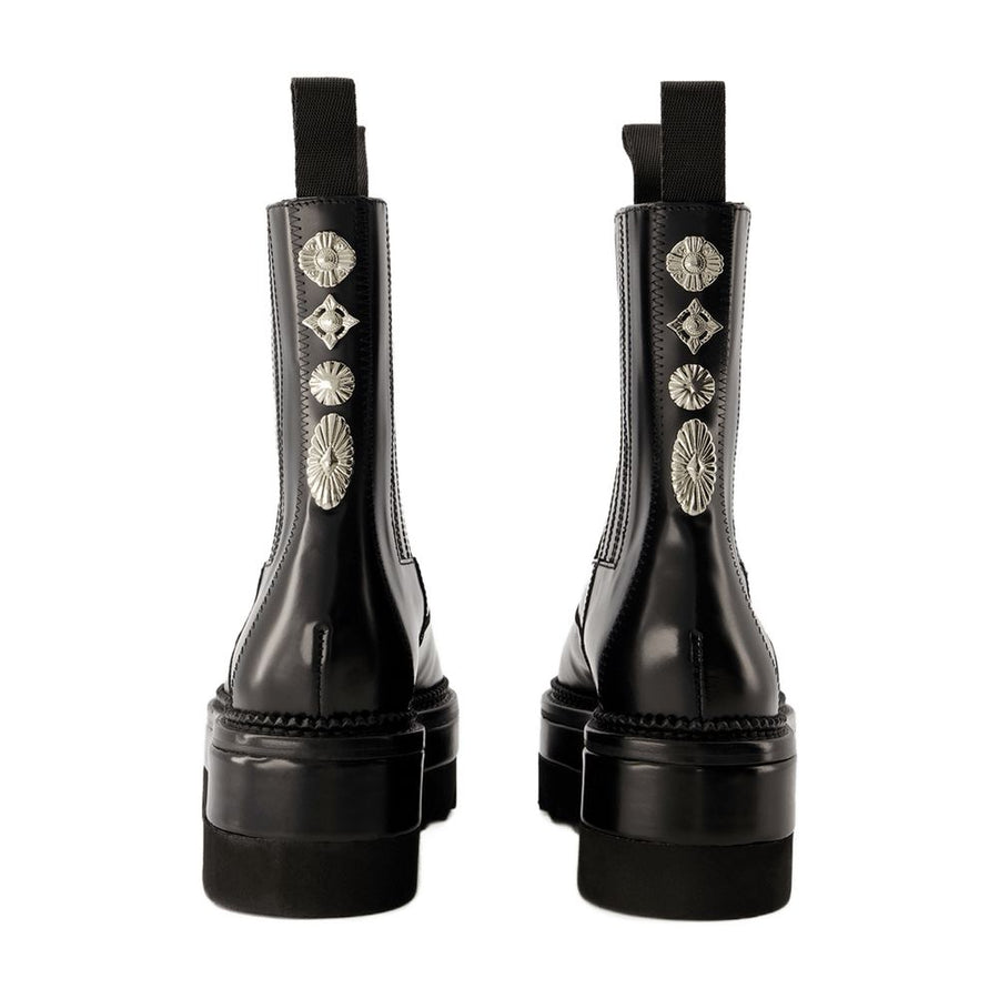 Toga Pulla Leather boots in black