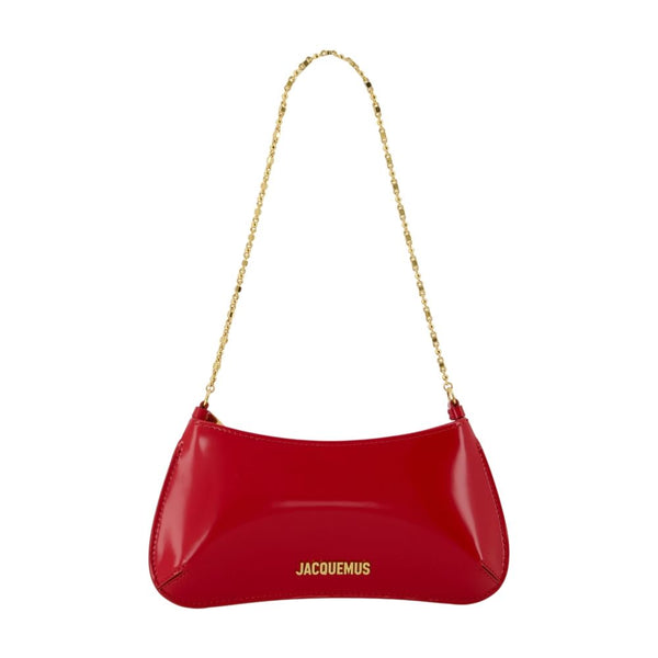 Le Petit Bisou Chaine - Jacquemus Leather Red Calfskin Bags / Shoulder-hobo-bags