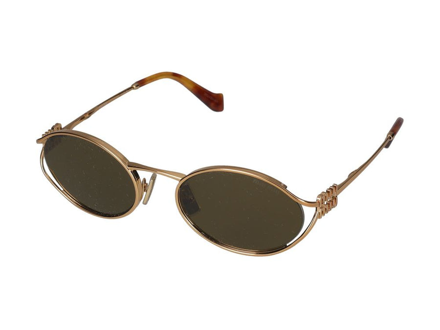 Miu Miu 0MU Metal sunglasses in gold