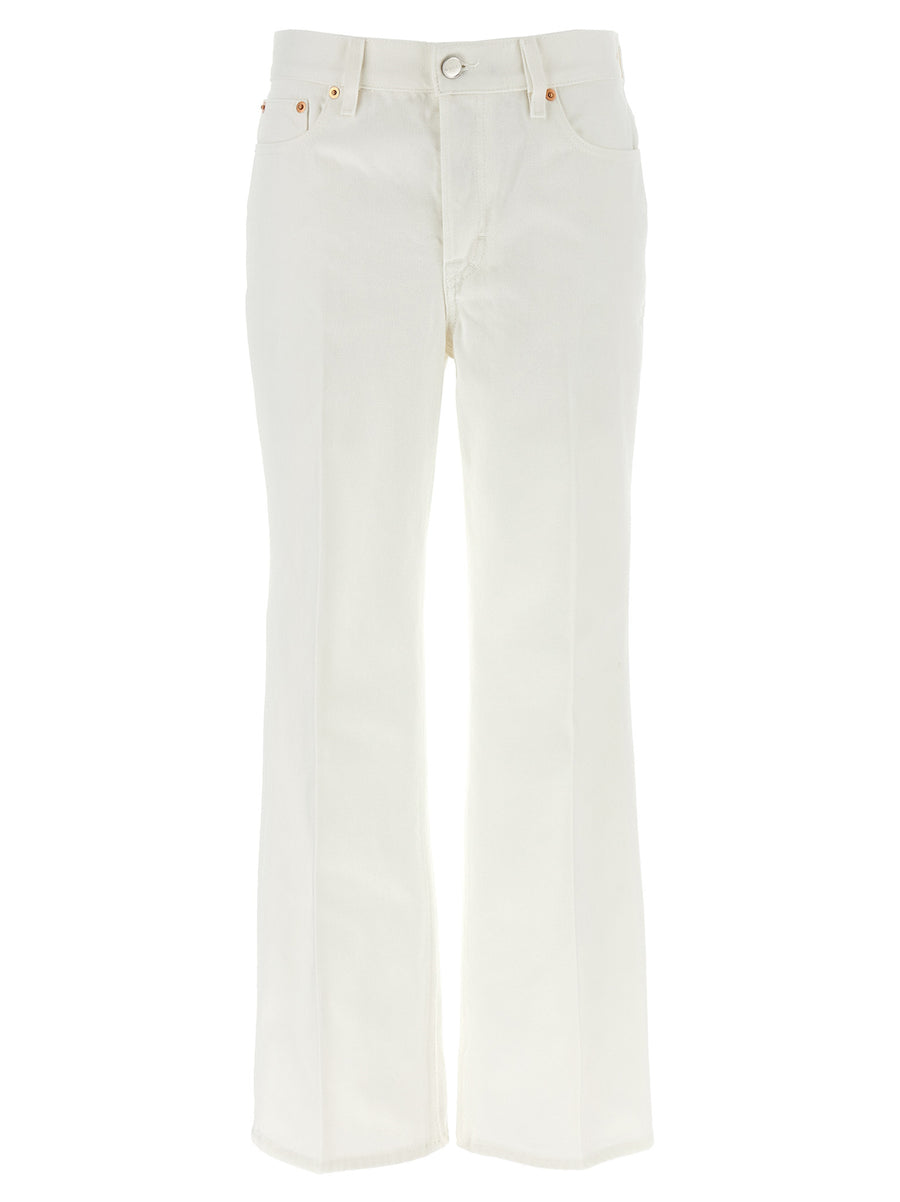 Gucci 100% Cotton jeans in white