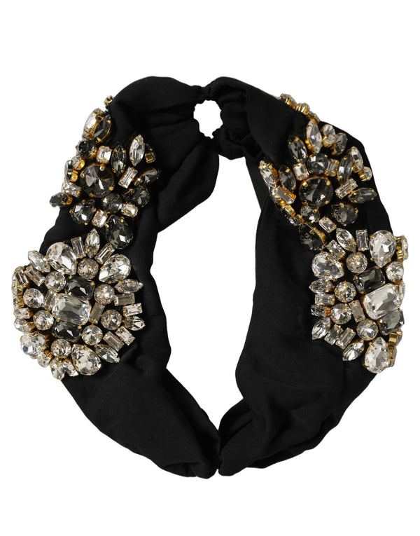 Dolce & Gabbana 94% Silk headband in black