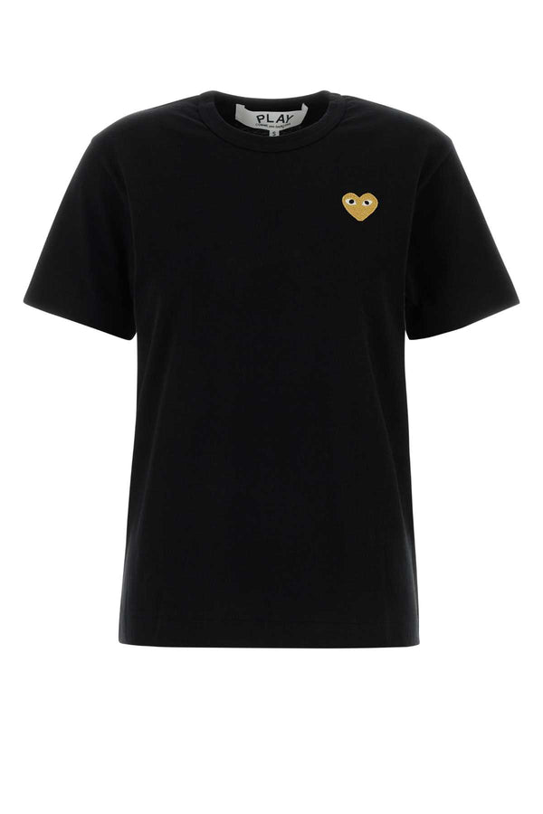 Black Cotton T-Shirt Exterior