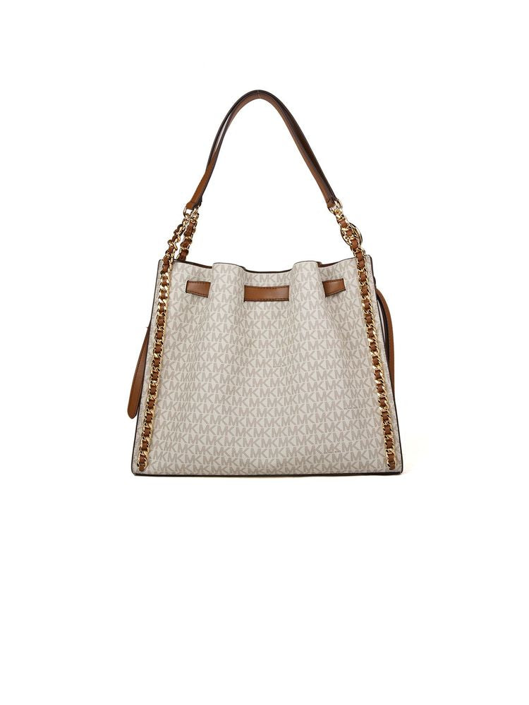 Michael Kors 89.4% Coated Canvas shoulder bag in vanilla