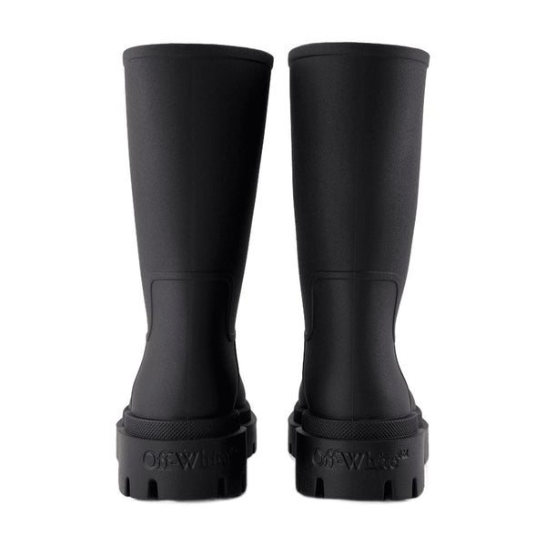 Off-White synthetic boot in black