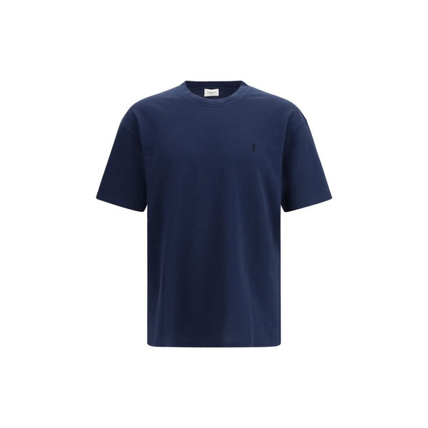 Saint Laurent 50% Cotton t-shirt in navy