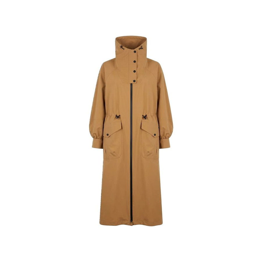 Herno 100% Polyester coat in brown
