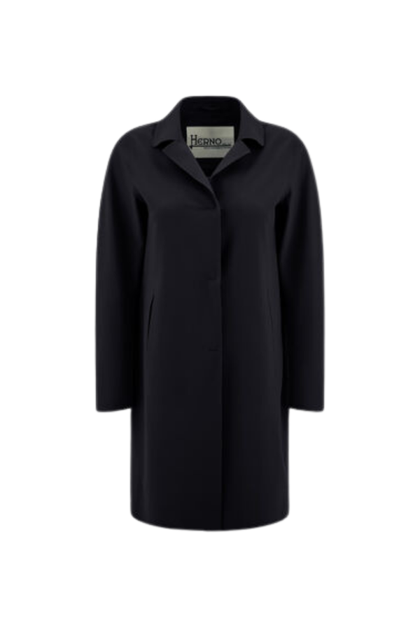 Herno 75% Polyamide coat in black