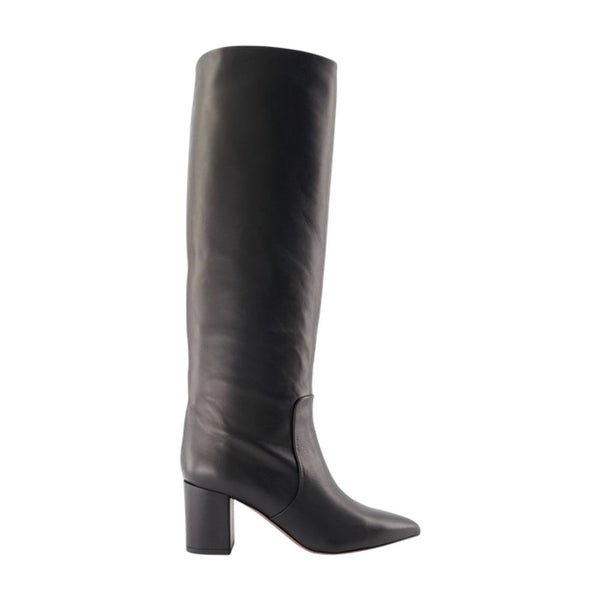 Paris Texas calfskin boot in black