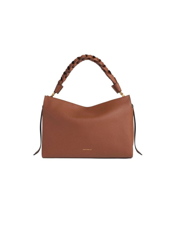 Coccinelle Clutch Bag Cognac-Black Cognac/black Bovine Leather / Clutches