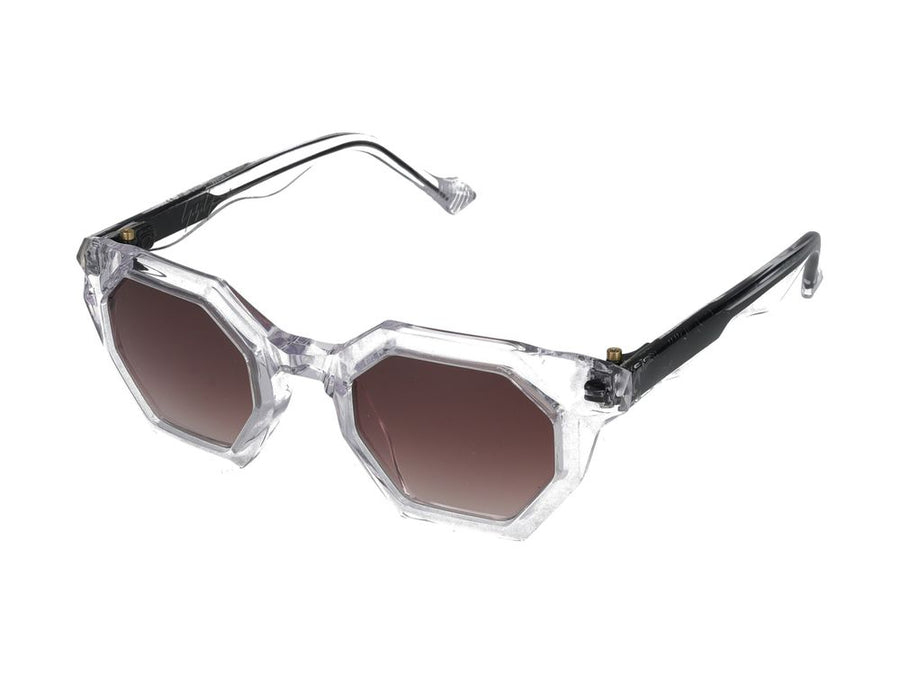 Yohji Yamamoto SLOOK013 Acetate sunglasses in clear