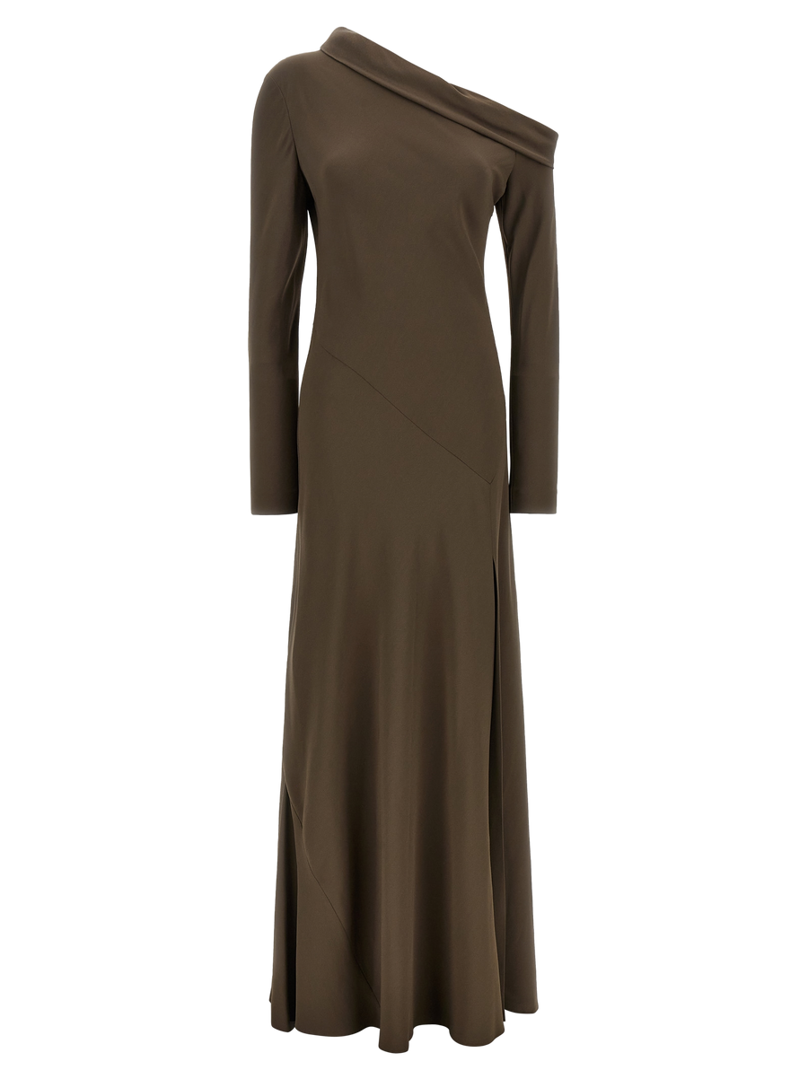 Alberta Ferretti 100% Viscose dress in brown