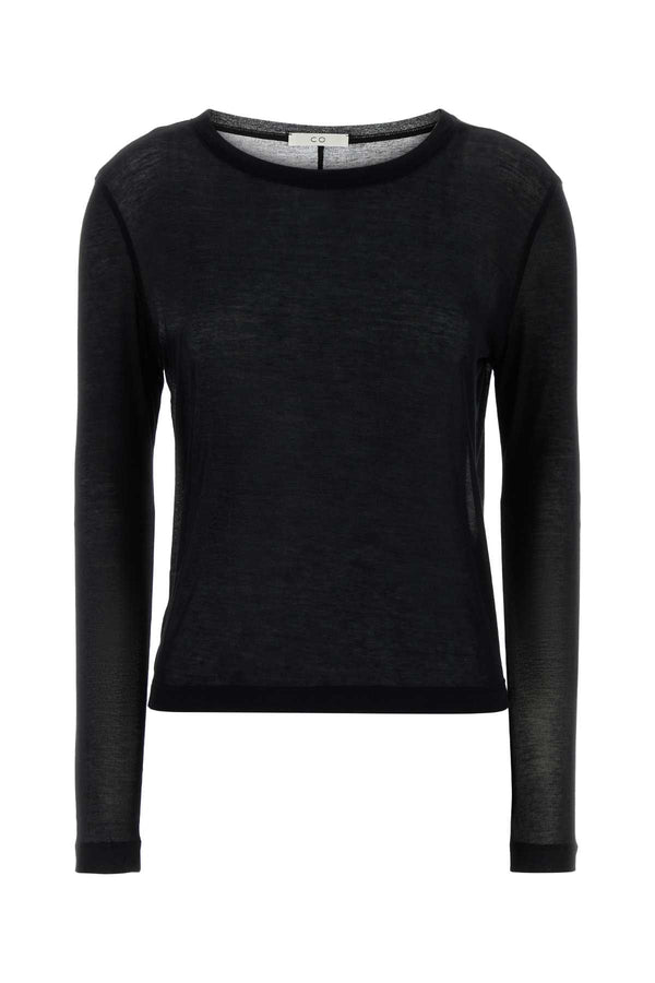Italist Long Exterior: 100% Cotton t-shirt in black
