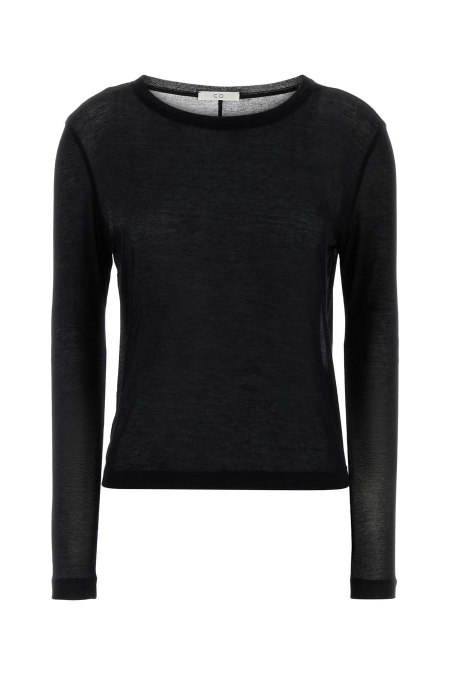 Italist Long Exterior: 100% Cotton t-shirt in black