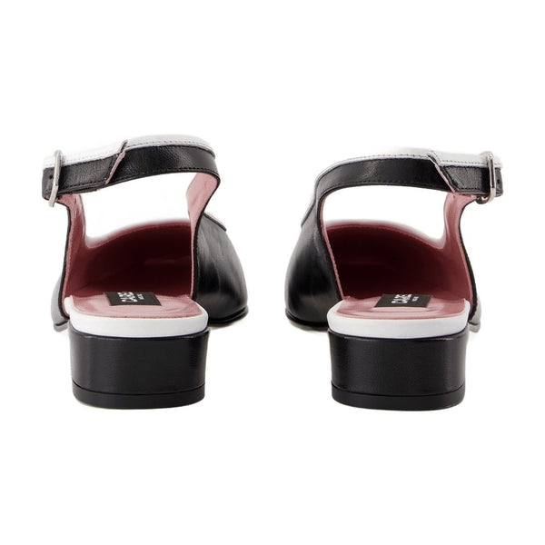Carel calfskin sandals in black