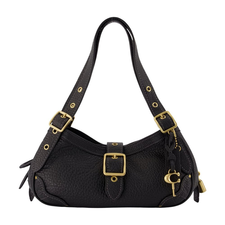 Drifter 31 Shoulder Bag - Coach Leather Black Cowhide / Shoulder-hobo-bags