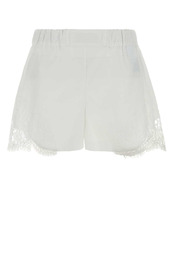 Versace Responsible 100% Cotton shorts in white