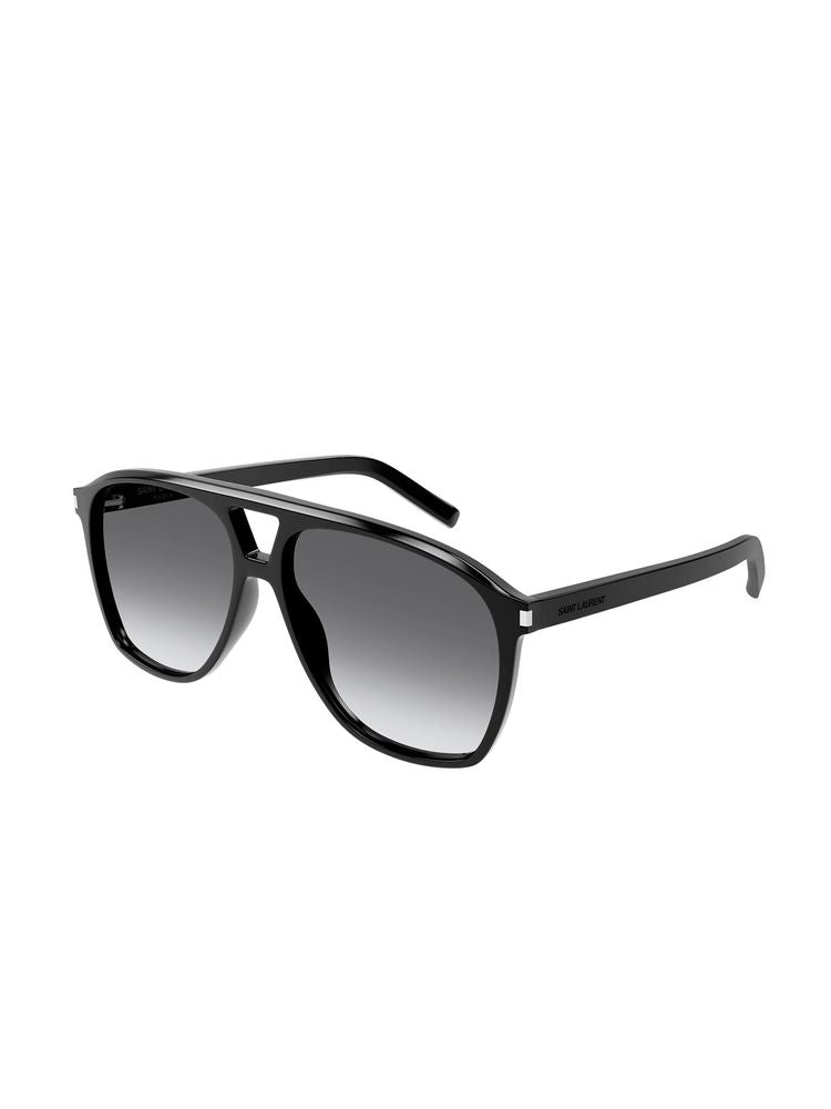 Saint Laurent Dune Recycled acetate frame sunglasses in black