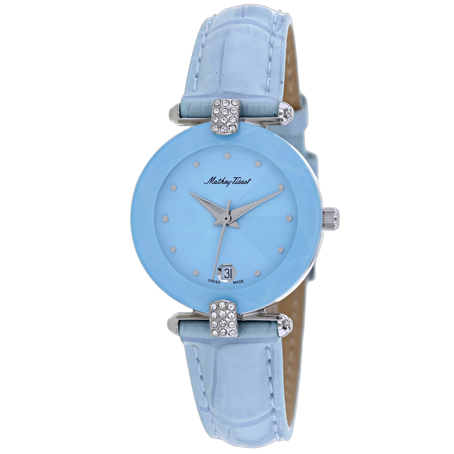 Mathey Tissot Stainless steel case watch in blue