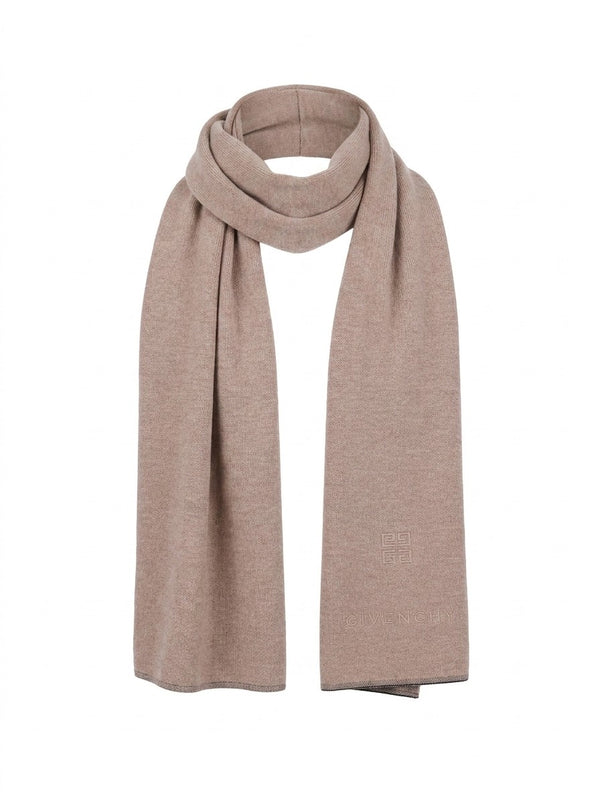 Beige Cashmere Scarf