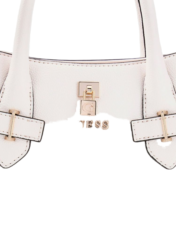 Guess 100% Polyurethane shoulder bag in white
