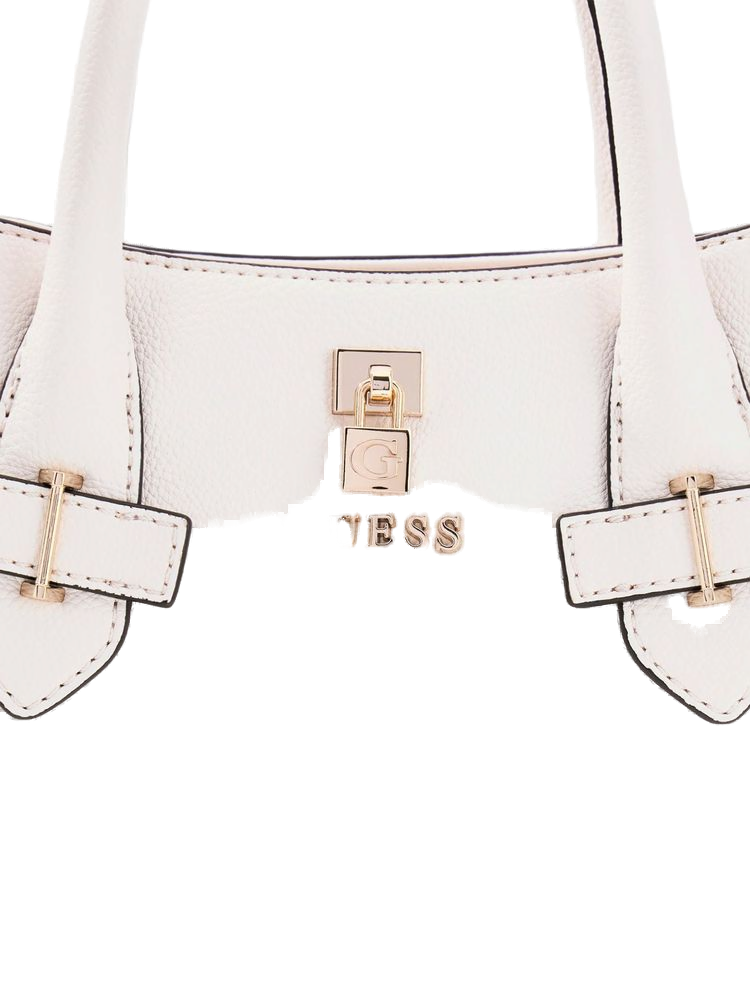 Guess 100% Polyurethane shoulder bag in white