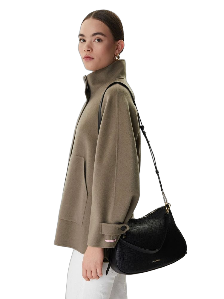 Coccinelle 100% Cowhide shoulder bag in black