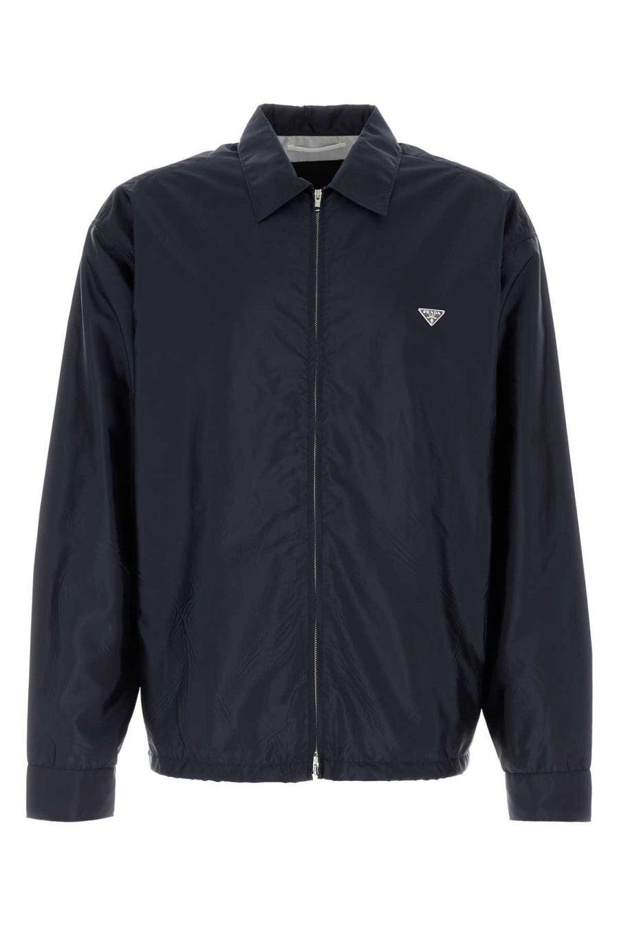 Navy Blue Re-Nylon Shirt Blu Camicie