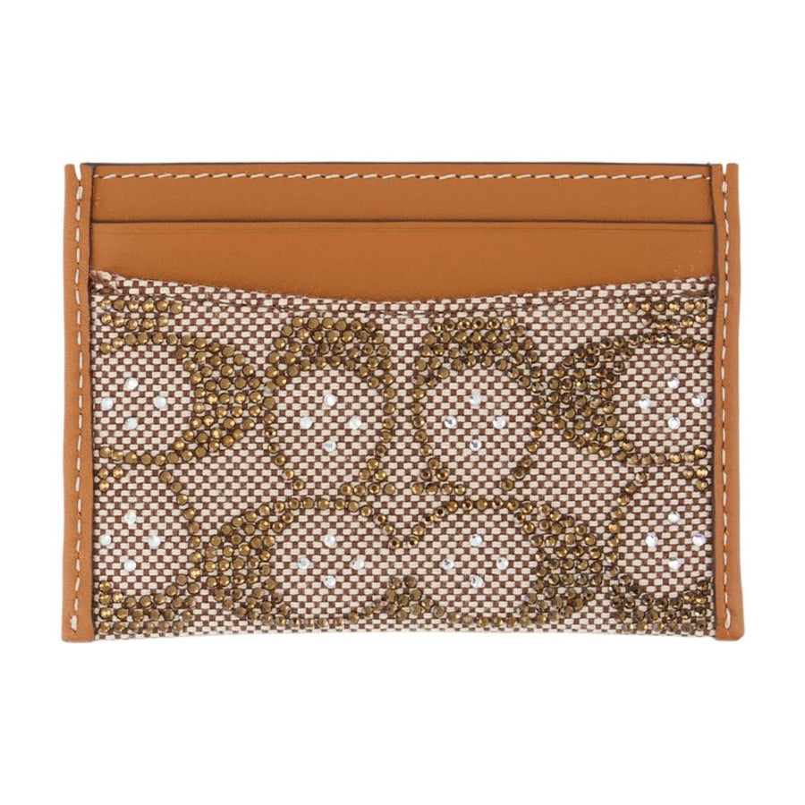 Coach Leather card case in brown
