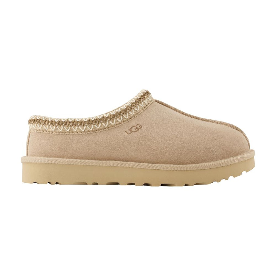 W Tasman Ii Ankle Boots - Ugg Leather Beige Calfskin Shoes / Ankle-boots