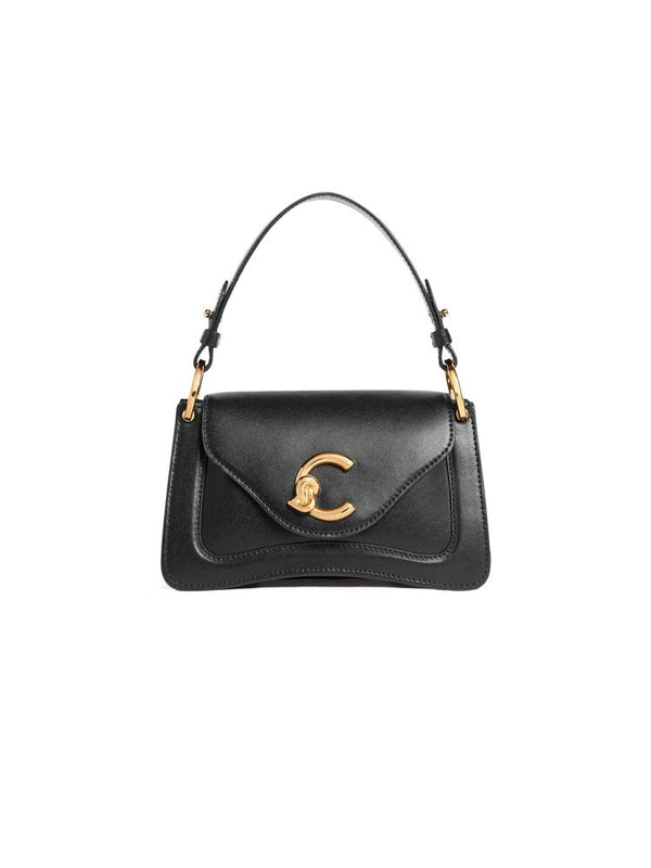 Coccinelle 100% Calf Split top handle bag in black