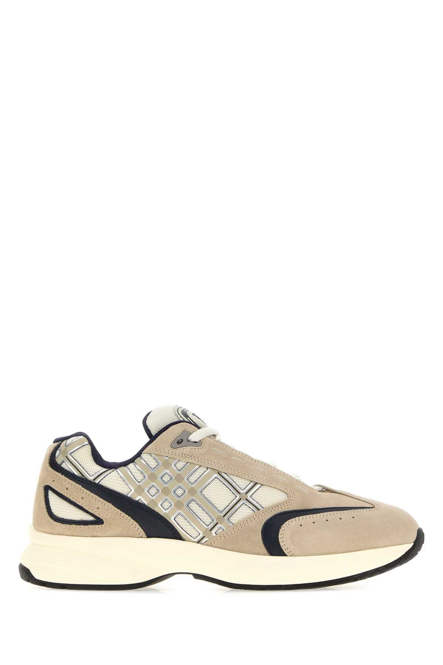 Burberry Eclipse Exterior: 100% Fabric 100% Suede 100% Rubber; Interior: 100% Fabric; Sole: Rubber sneaker in beige