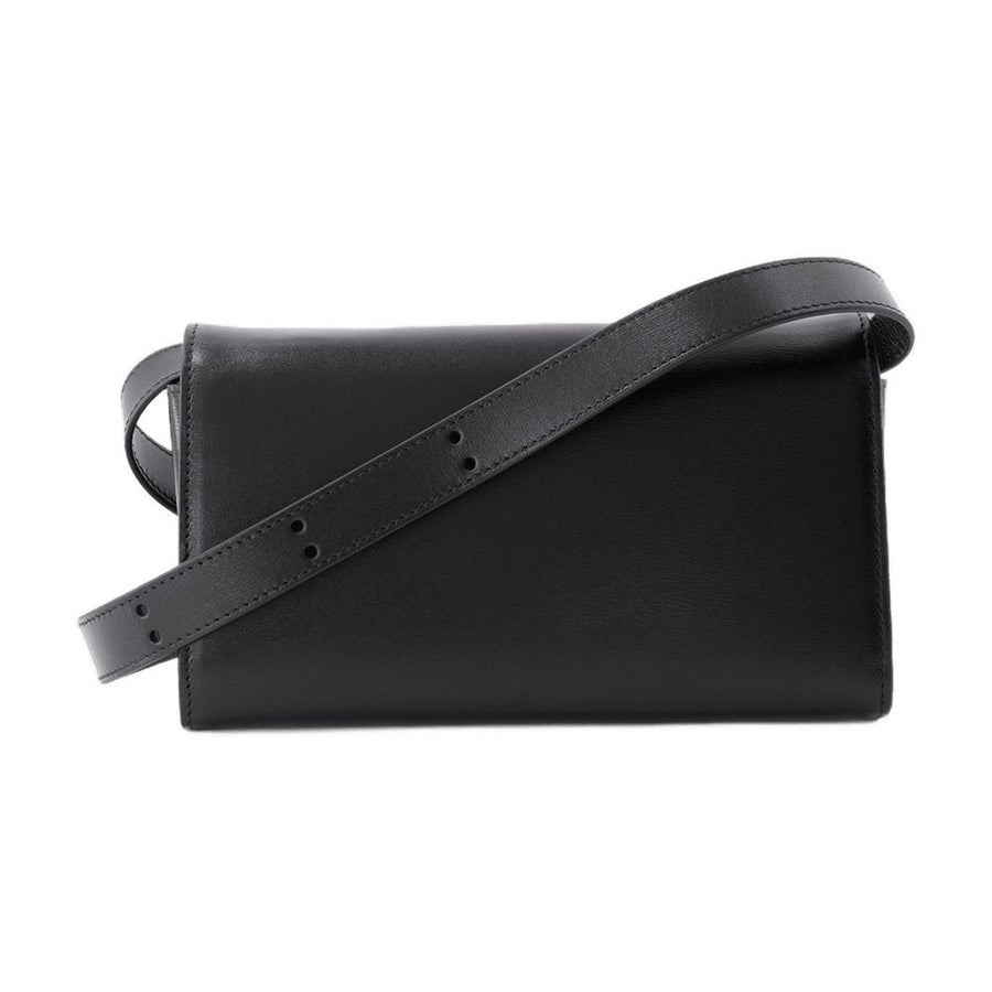 Jil Sander Calfskin crossbody bag in black