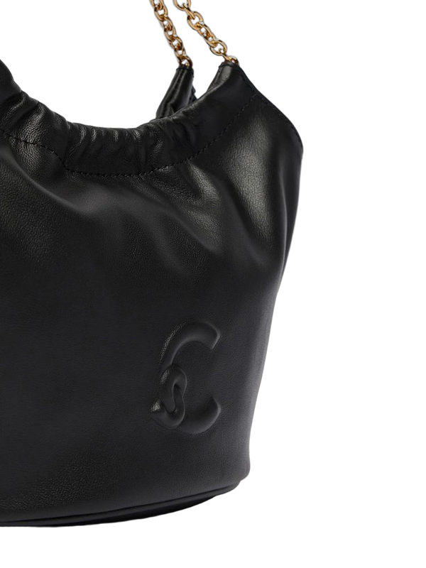 Coccinelle 100% Bovine Leather shoulder bag in black