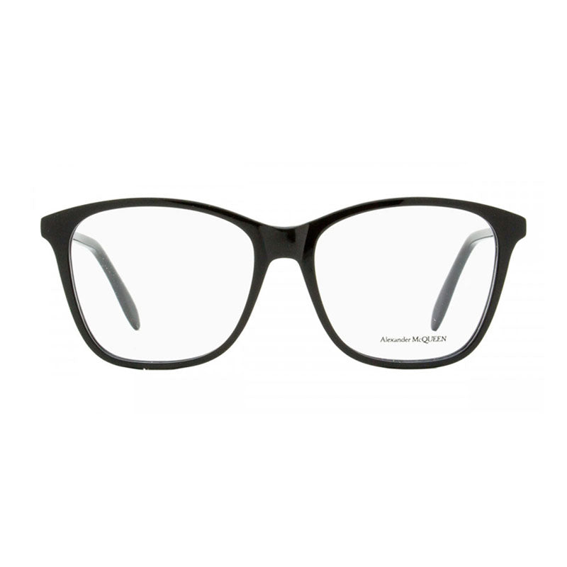Alexander McQueen AM0191O001 Plastic frame eyeglasses in black
