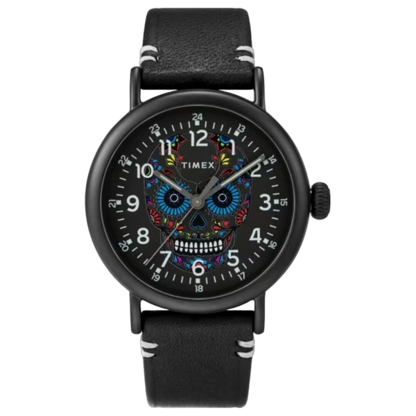 Timex Stainless steel case watch in black