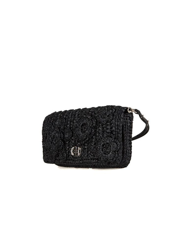 Miu Miu Lambskin crossbody bag in black