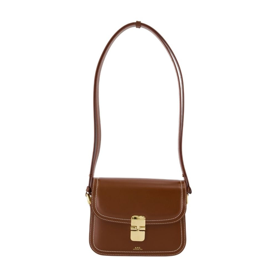 A.P.C. Cowhide crossbody bag in brown