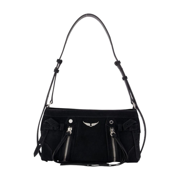 Sunny Rider Xs Shoulder Bag - Zadig & Voltaire Leather Black Calfskin / Shoulder-hobo-bags