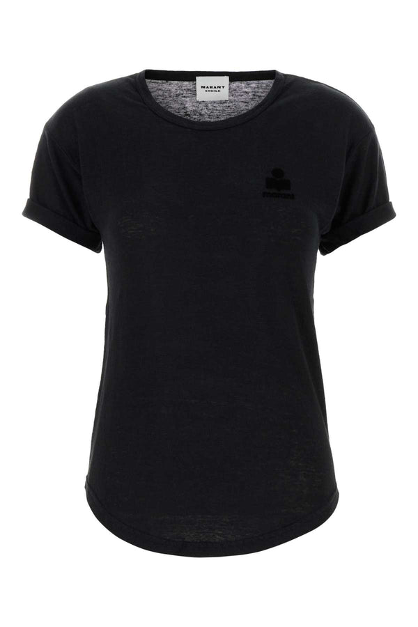 Isabel Marant Etoile 100% Linen t-shirt in black