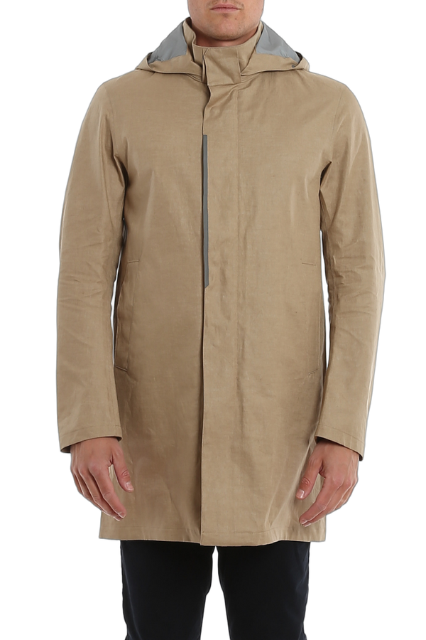 Herno 100% Linen coat in beige