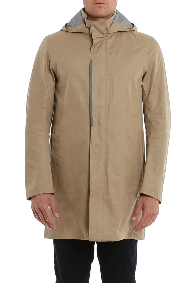 Herno 100% Linen coat in beige