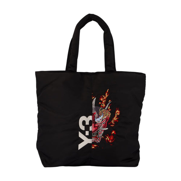 Y-3 Nylon tote bag in black