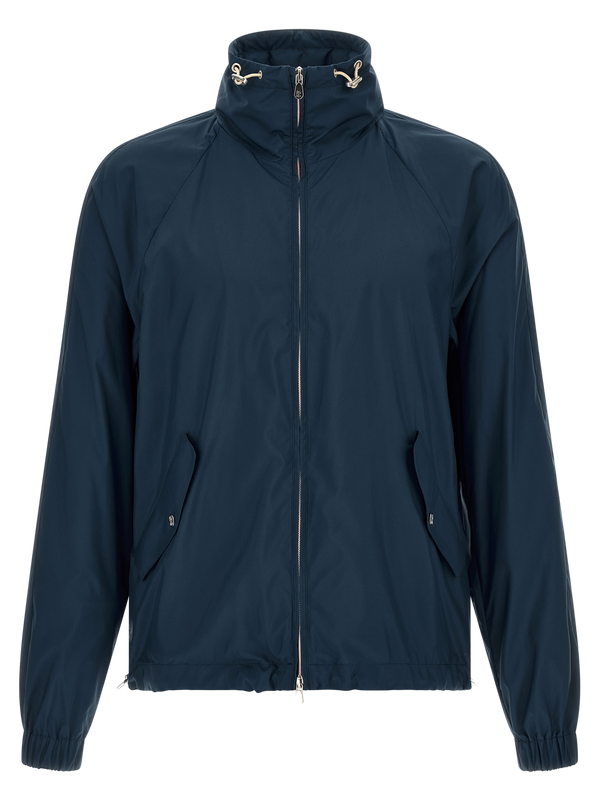 Brunello Cucinelli 100% polyester jacket in navy
