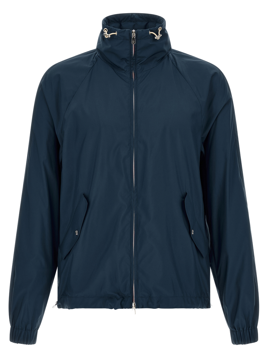 Brunello Cucinelli 100% polyester jacket in navy