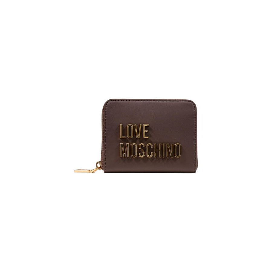 Love Moschino 100% Polyurethane wallet in brown