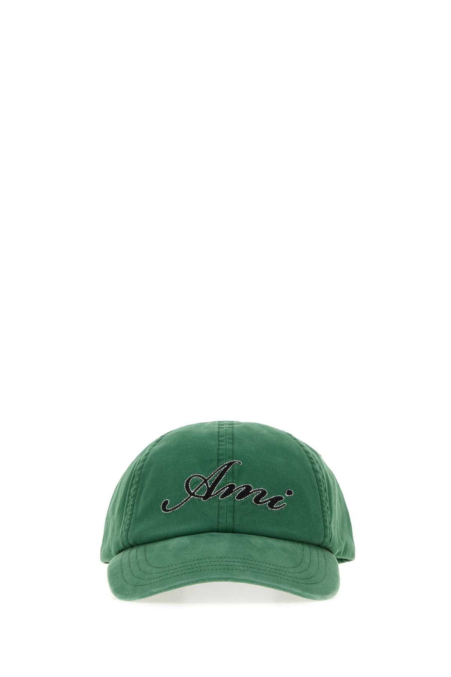 Green Cotton Baseball Cap Vert Bouteille Lave Exterior: Cappelli E Fasce Per Capelli