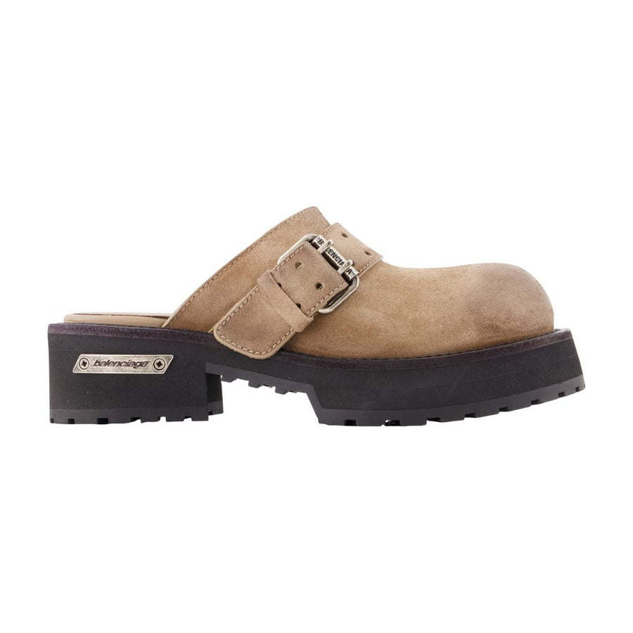 Balenciaga Calfskin mule in brown