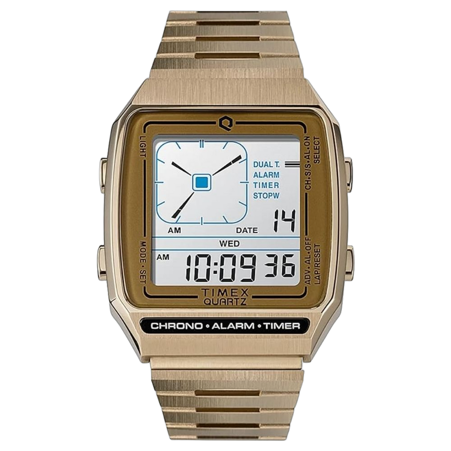 Timex Stainless Steel case watch in gold