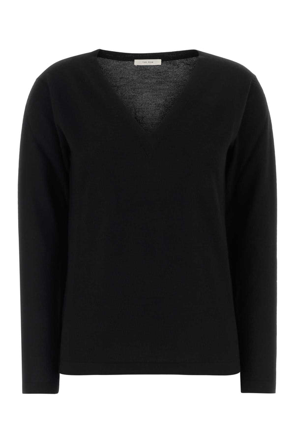 Black Cashmere Poesis Sweater Exterior: T-shirt