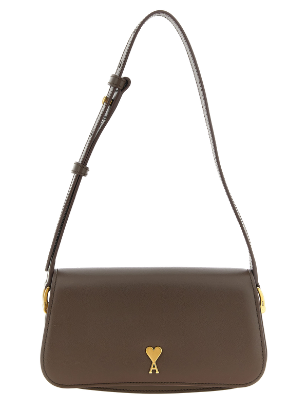 Brown Cowhide Shoulder Bag